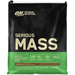 SERIOUS MASS  High-Protein Weight Gain Powder  Chocolate  12 lbs./16 Servings