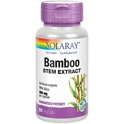 Bamboo Extract - 70% Silica - Guaranteed Potency - 300 MG (60 Capsules)