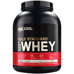 GOLD STANDARD 100% WHEY Protein Powder  Cookies & Cream (4.63 lbs./68 Servings)