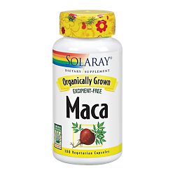 Organically Grown Maca - Excipient Free - 500 MG (100 Vegetable Capsules)