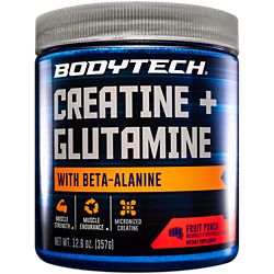 Creatine + Glutamine with Beta-Alanine Powder - Fruit Punch (12.6 oz./31 Servings)