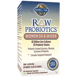 Raw Probiotics Women 50 & Wiser  85 Billion CFUs (90 Vegetarian Capsules)