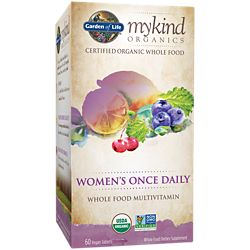 mykind Organics Women™s Once Daily  Whole Food Multivitamin (60 Vegan Tablets)