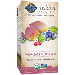 mykind Organics Women™s Multi 40+  Whole Food Multivitamin (60 Vegan Tablets)