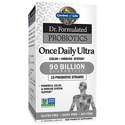 Dr. Formulated Probiotics Once Daily Ultra - 90 Billion CFU (30 Vegetarian Capsules)