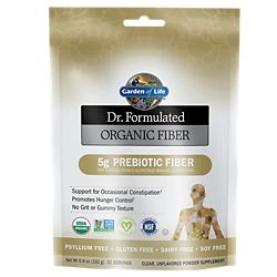 Dr. Formulated Organic Fiber with 5g Prebiotic Fiber - Unflavored (32 Servings)