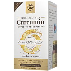 Full Spectrum Curcumin - Non-GMO 24 Hour Support (60 Liquid Softgels)