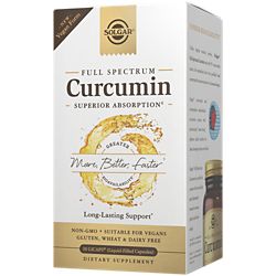 Full Spectrum Curcumin - Non-GMO 24 Hour Support (30 Liquid Softgels)