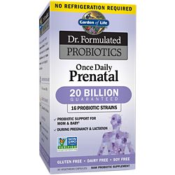 Once Daily Prenatal Dr. Formulated Probiotics - 20 Billion CFUs  Shelf-Stable (30 Vegetarian Capsules)