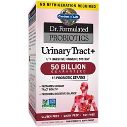 Dr. Formulated Probiotics Urinary Tract+ - 50 Billion CFU  Shelf-Stable (60 Vegetarian Capsules)