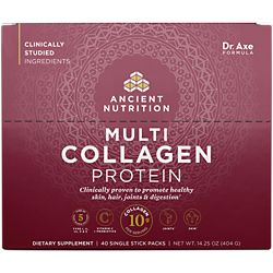 Multi Collagen Protein - Hair, Skin, Joints (40 Single Serving Packets)