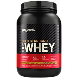 GOLD STANDARD 100% WHEY Protein Powder  Chocolate Peanut Butter (2 lbs./27 Servings)