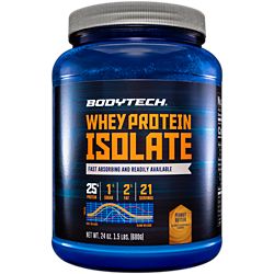 Whey Protein Isolate Powder - Peanut Butter (1.5 lbs./21 Servings)