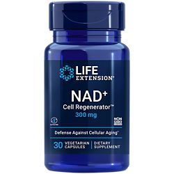 NAD+ Cell Regenerator - Defense Against Cellular Aging - 300 MG (30 Vegetarian Capsules)