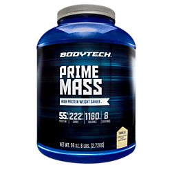 Prime Mass - High Protein Weight Gainer Powder - Vanilla (6 lbs./8 Servings)