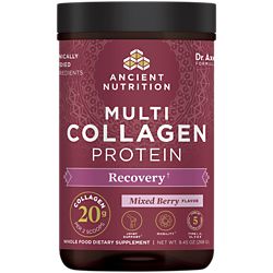 Multi Collagen Protein Powder for Rest + Recovery - Supports Healthy Joints, Skin & Nails - Mixed Berry (20 Servings)