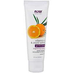 Vitamin C & Oryza Sativa Scrub - Gentle Exfoliation for Daily Use (4 Ounces)