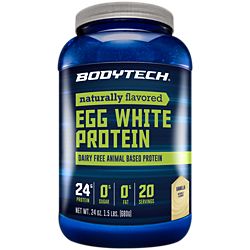 Egg White Protein Powder  Dairy-Free  Naturally Flavored  Vanilla (1.5 lbs./20 Servings)