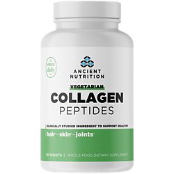 Vegetarian Collagen Peptides - Once Daily for Hair, Skin & Joint Support (30 Tablets)