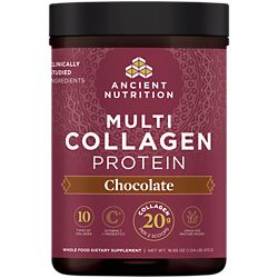 Multi Collagen Protein Powder - Supports Healthy Skin, Nails & Joints - Chocolate (40 Servings)