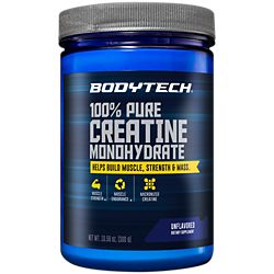 100% Pure Creatine Monohydrate Powder  Unflavored (10.58 oz./60 Servings)