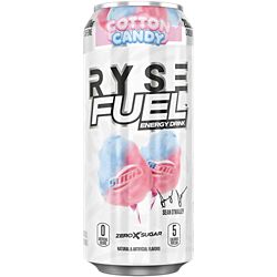 Ryse Fuel Energy Drink - Cotton Candy (12 Drinks/ 16 Fl Oz. Each)